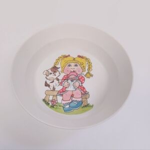 Vintage Cabbage Patch 1980s Melamine Baby Childrens Ice Cream Bowl 5 Inches